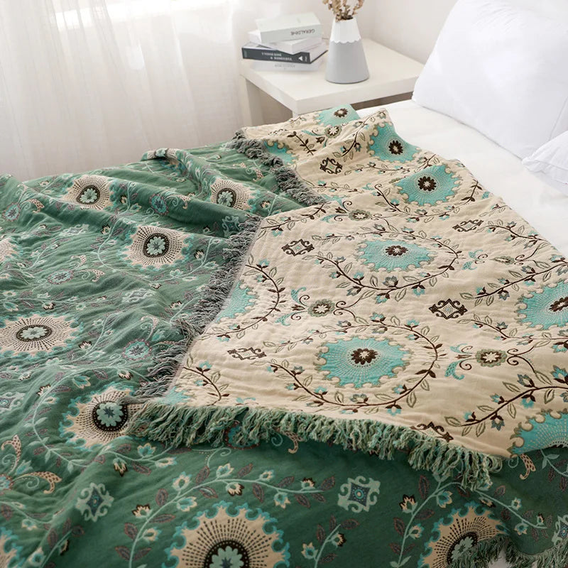 GypsyMandala™️ bohemian throw blanket